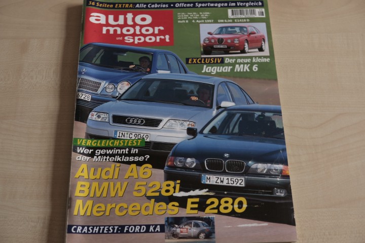 Deckblatt Auto Motor und Sport (08/1997)